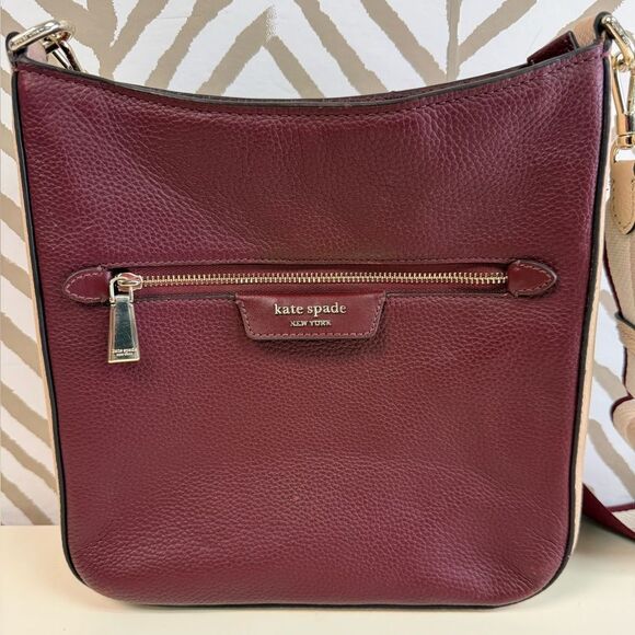 Kate Spade Hudson Colorblock Messenger Bag in Cherry Juice - Picture 5 of 11